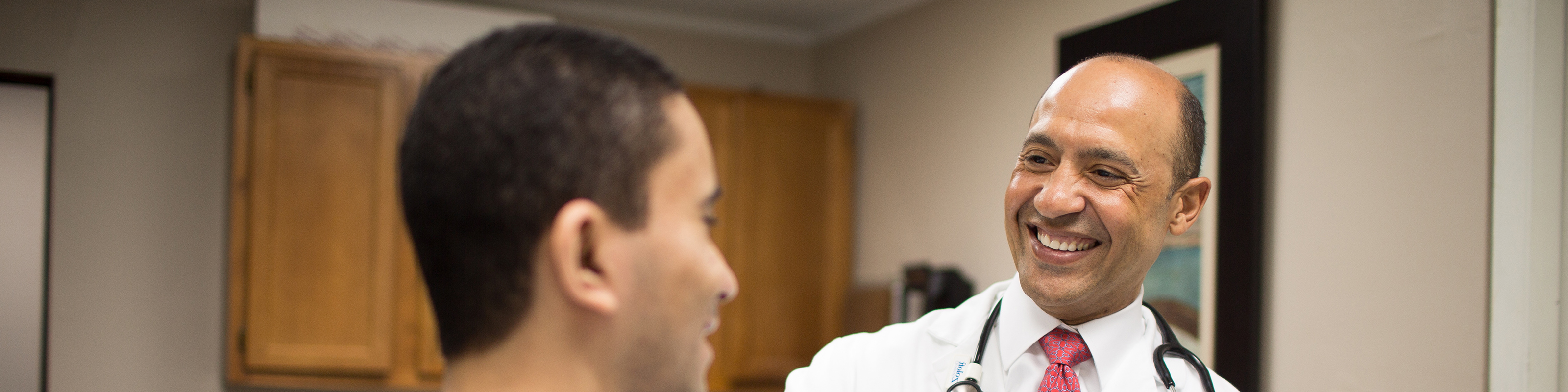 Dr. Valenzuela with patient